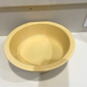 Fiesta bowl large retired pale yellow bowl